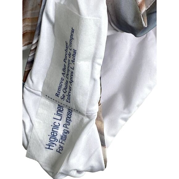 NWT Helen Owen Byblos Cutout Halter Cheeky High Cut One Piece Swim M Sandstone - Picture 9 of 15